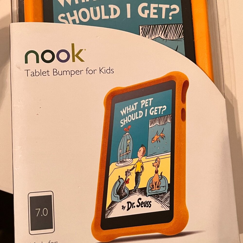 Nook Tablet Bumper for Kids (Orange)‎ (book/x/NEW) (For 7" Tablet)